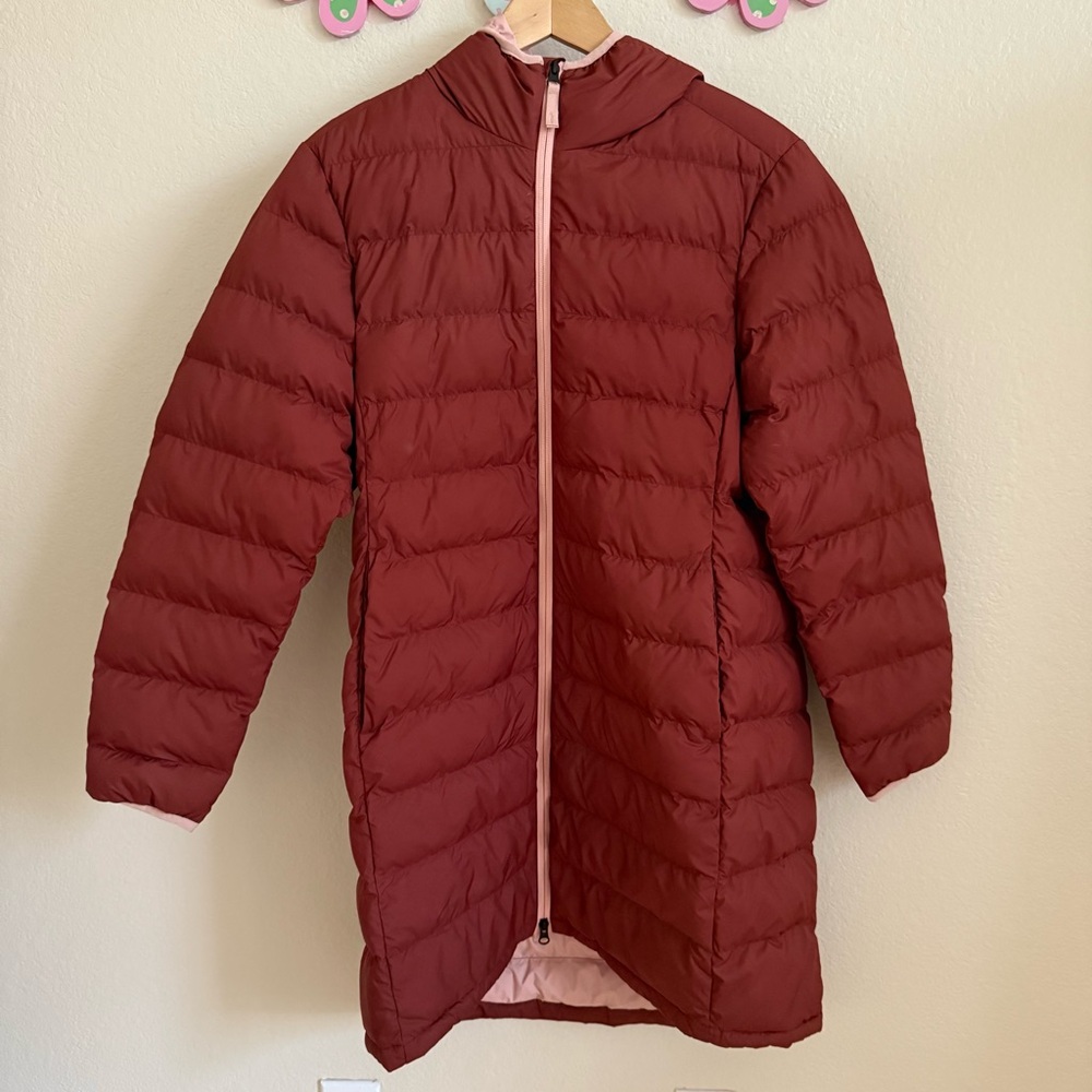 Stoic Brown Puffer Jacket Size L